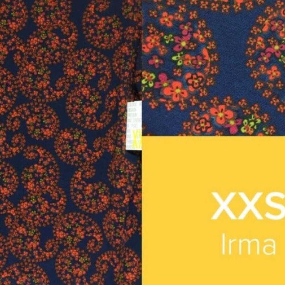 LuLaRoe Irma Size XXS - NWT